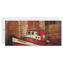 Fireman - NY - The fire boat rack cards