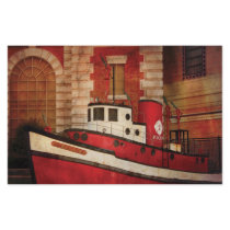 Fireman - NY - The fire boat stationery