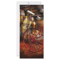 Fireman - One day, a long time ago Custom Rack Cards
