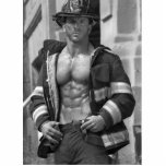 Fireman photo sculptures