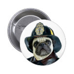 Fireman Pug button