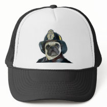 Fireman Pug hat