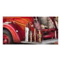 Fireman - Ready for a fire Photo Cards