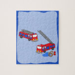 Fireman’s Red Fire Trucks Puzzles