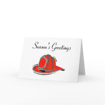 Fireman Seasons Greetings cards