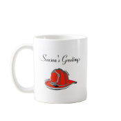 Fireman Seasons Greetings mug
