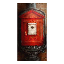 Fireman - The fire box Photo Card