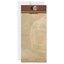 Fireman - The Lieutenants cap Rack Cards
