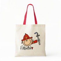 Fireman Tshirts and Gifts Tote Bags