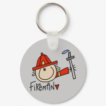 Fireman Tshirts and Gifts keychains