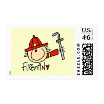 Fireman Tshirts and Gifts postage by stick_figures Fireman Tshirts and Gifts postage