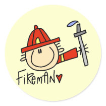 Fireman Tshirts and Gifts stickers