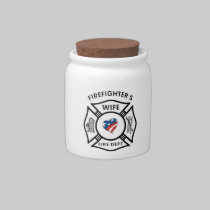 Fireman Wives USA candy jars