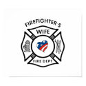 Fireman Wives USA posters by bonfirefirefighters Fireman Wives USA posters