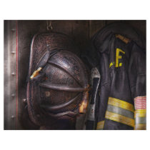 Fireman - Worn and used Flyer Design