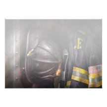 Fireman - Worn and used Personalized Invites