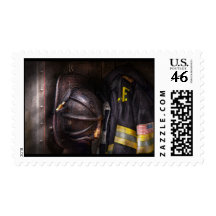 Fireman - Worn and used Postage