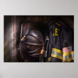 Fireman - Worn and used Print