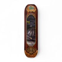 Fireman - Worn and used Custom Skateboard