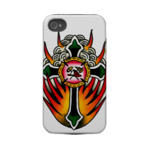 Fireman's Cross with Fire Tough Iphone 4 Covers