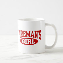 Fireman's Girl Coffee Mugs