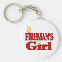 Fireman's Girl Key Chain