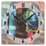 Fireman's Helmet and Jacket Clocks