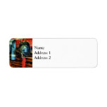 Fireman's Helmet and Jacket Custom Return Address Label