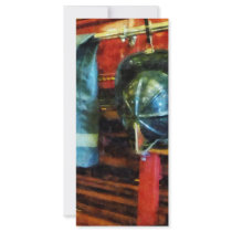 Fireman's Helmet and Jacket Rack Cards