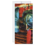 Fireman's Helmet and Jacket Rack Cards