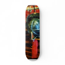 Fireman's Helmet and Jacket Skate Deck