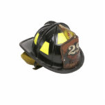 Fireman's helmet keychain acrylic cut out