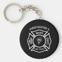 Fireman's Wife Key Chain