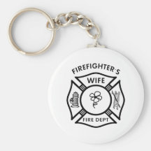 Fireman's Wife Key Chain