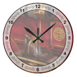 Firemen - An elegant job Round Wall Clock