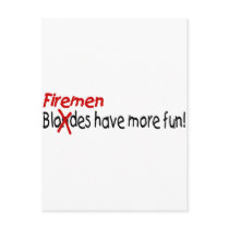 Firemen Have More Fun postcards