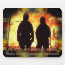 Firemen Mousepad by touchministry Firemen Mousepad