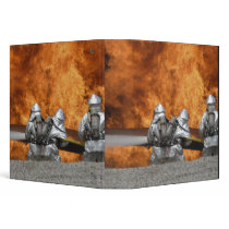 Firemen neutralize a fire vinyl binders