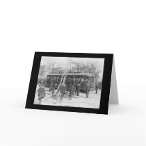 Firemen With Their Hoses Over a Streetcar 1912 cards by lc_vintagephotos Firemen With Their Hoses Over a Streetcar 1912 cards
