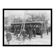 Firemen With Their Hoses Over a Streetcar 1912 posters by lc_vintagephotos Firemen With Their Hoses Over a Streetcar 1912 posters