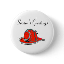 Firemens Seasons Greetings buttons by CelebrationZazzle Firemens Seasons Greetings buttons