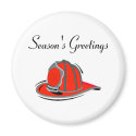 Firemens Seasons Greetings magnets by CelebrationZazzle Firemens Seasons Greetings magnets