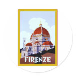 Firenze ~ Vintage Italian Travel Sticker