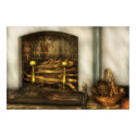 Fireplace - A simple fireplace posters