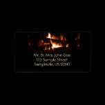 Fireplace Address Label