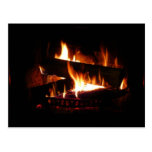 Fireplace Card Post Cards