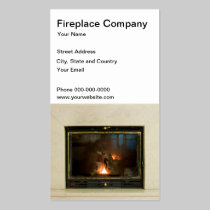 Fireplace Company Business Card business cards