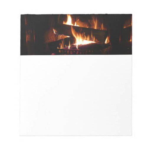 Fireplace Notepad
