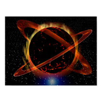 FirePlanet with stars posters