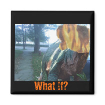 Firery Dino, What If? magnets by tja128 Firery Dino, What If? magnets